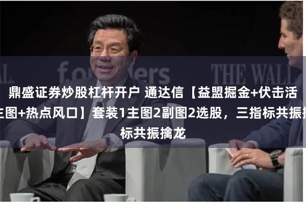 鼎盛证券炒股杠杆开户 通达信【益盟掘金+伏击活跃主图+热点风口】套装1主图2副图2选股，三指标共振擒龙