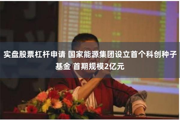 实盘股票杠杆申请 国家能源集团设立首个科创种子基金 首期规模2亿元