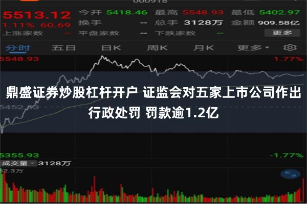 鼎盛证券炒股杠杆开户 证监会对五家上市公司作出行政处罚 罚款逾1.2亿