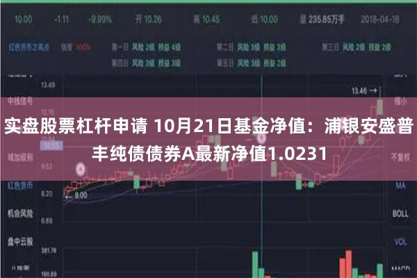 实盘股票杠杆申请 10月21日基金净值：浦银安盛普丰纯债债券A最新净值1.0231