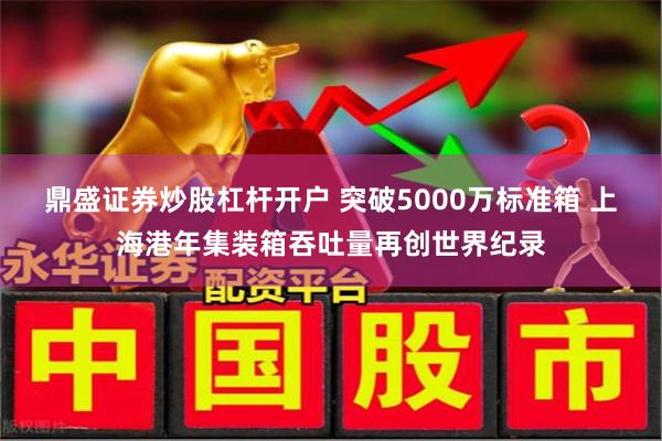 鼎盛证券炒股杠杆开户 突破5000万标准箱 上海港年集装箱吞吐量再创世界纪录