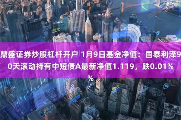 鼎盛证券炒股杠杆开户 1月9日基金净值：国泰利泽90天滚动持有中短债A最新净值1.119，跌0.01%