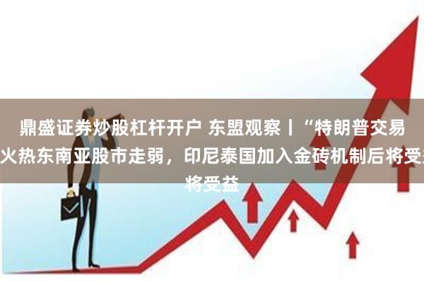 鼎盛证券炒股杠杆开户 东盟观察丨“特朗普交易”火热东南亚股市走弱，印尼泰国加入金砖机制后将受益