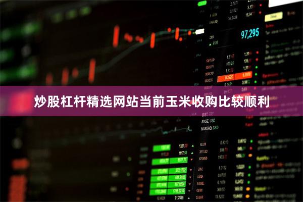 炒股杠杆精选网站当前玉米收购比较顺利