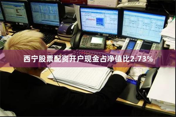 西宁股票配资开户现金占净值比2.73%