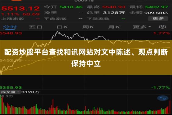 配资炒股平台查找和讯网站对文中陈述、观点判断保持中立